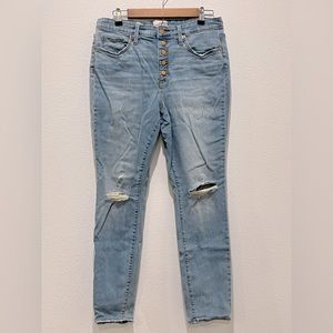 Universal Thread High Rise Skinny Button Fly Pant